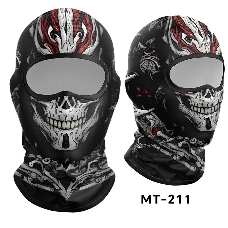 Cycling Windproof Hood Breathable Sunscreen Windproof Men's and Women's Ice Silk Fabric Lining Cap