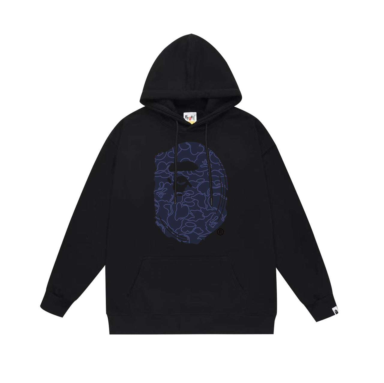 Ape Hoodie Autumn/Winter Letter Print Loose Hoodie Pullover Ape Sweater