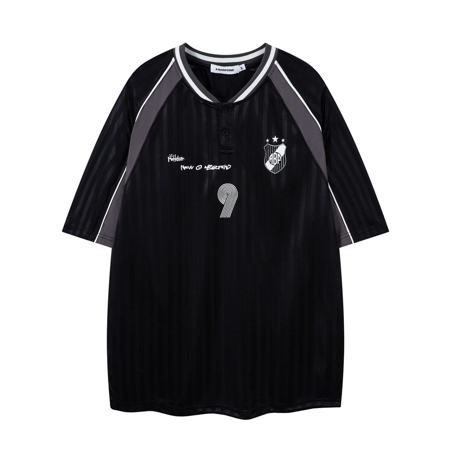 Hip Hop Clothing Summer Open Neck Sweatshirt Short Sleeve T-Shirt