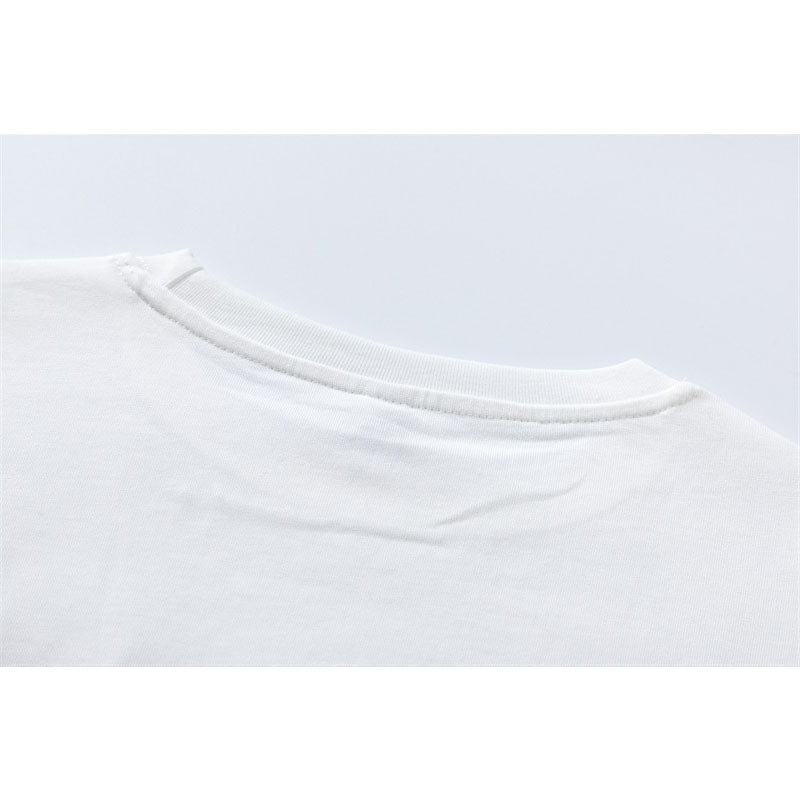 Vintage Tišö Rt Cartoon Printed Short Sleeve T-Shirt Summer Loose Top