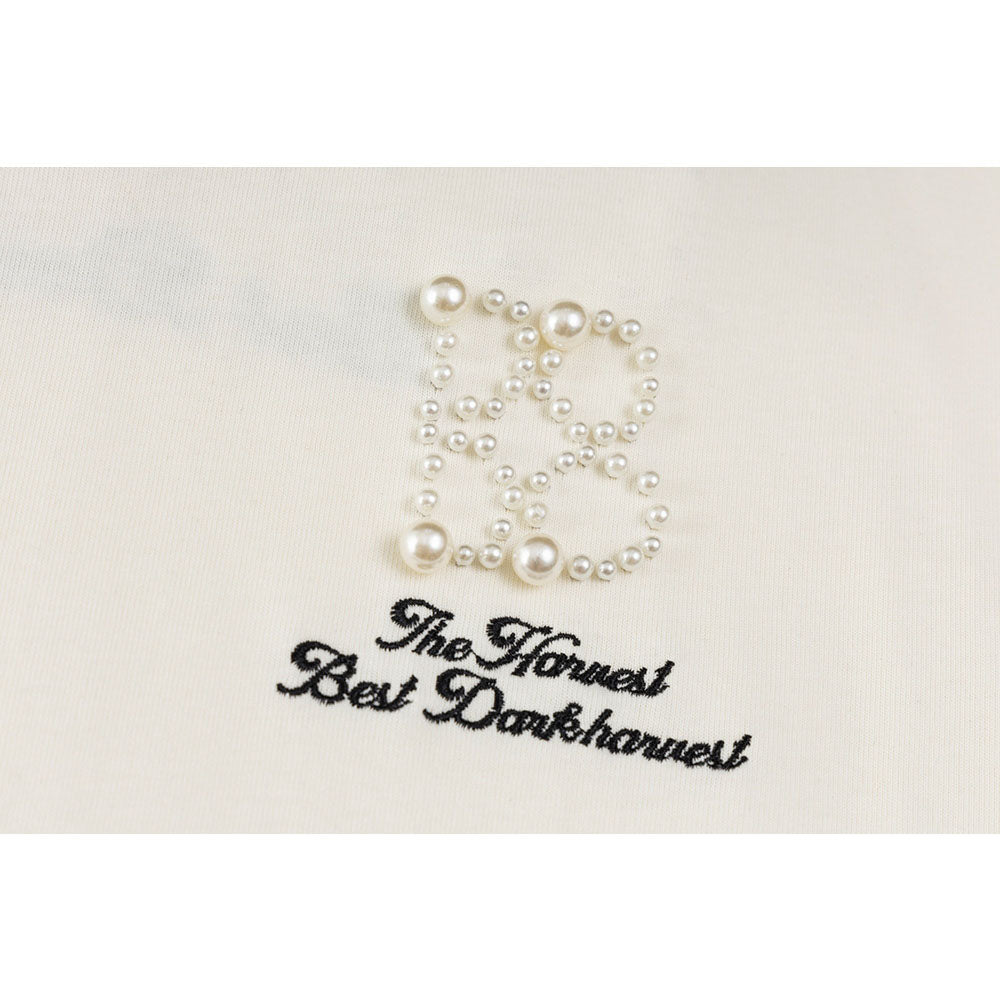 Nostalgia T Shirts Vintage Alphabet Short Sleeve T-Shirt