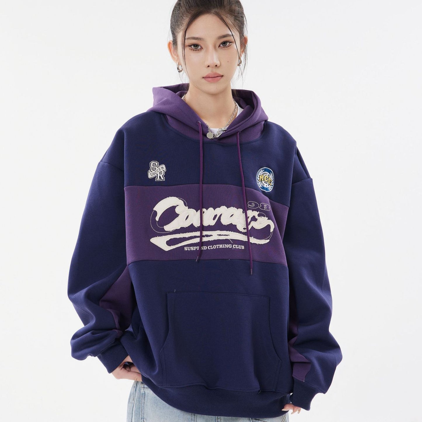 Vice streetwear hooded pullover sweater long sleeve hoodie