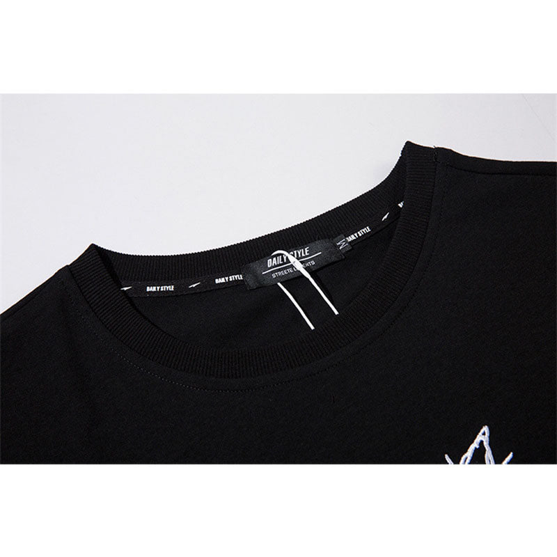 Camisetas streetwear Summer Vintage Casual Loose Short Sleeve T-Shirt