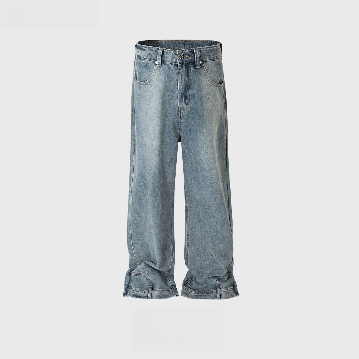 Rock Revival Jeans Trousers Straight Wash Jeans