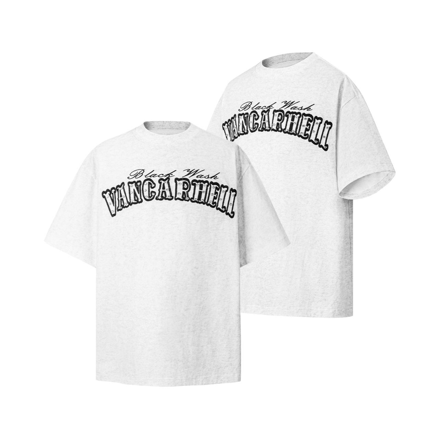 Unisex T-shirts Summer Embroidery Hot Diamond Men's Loose Short Sleeve T-Shirt