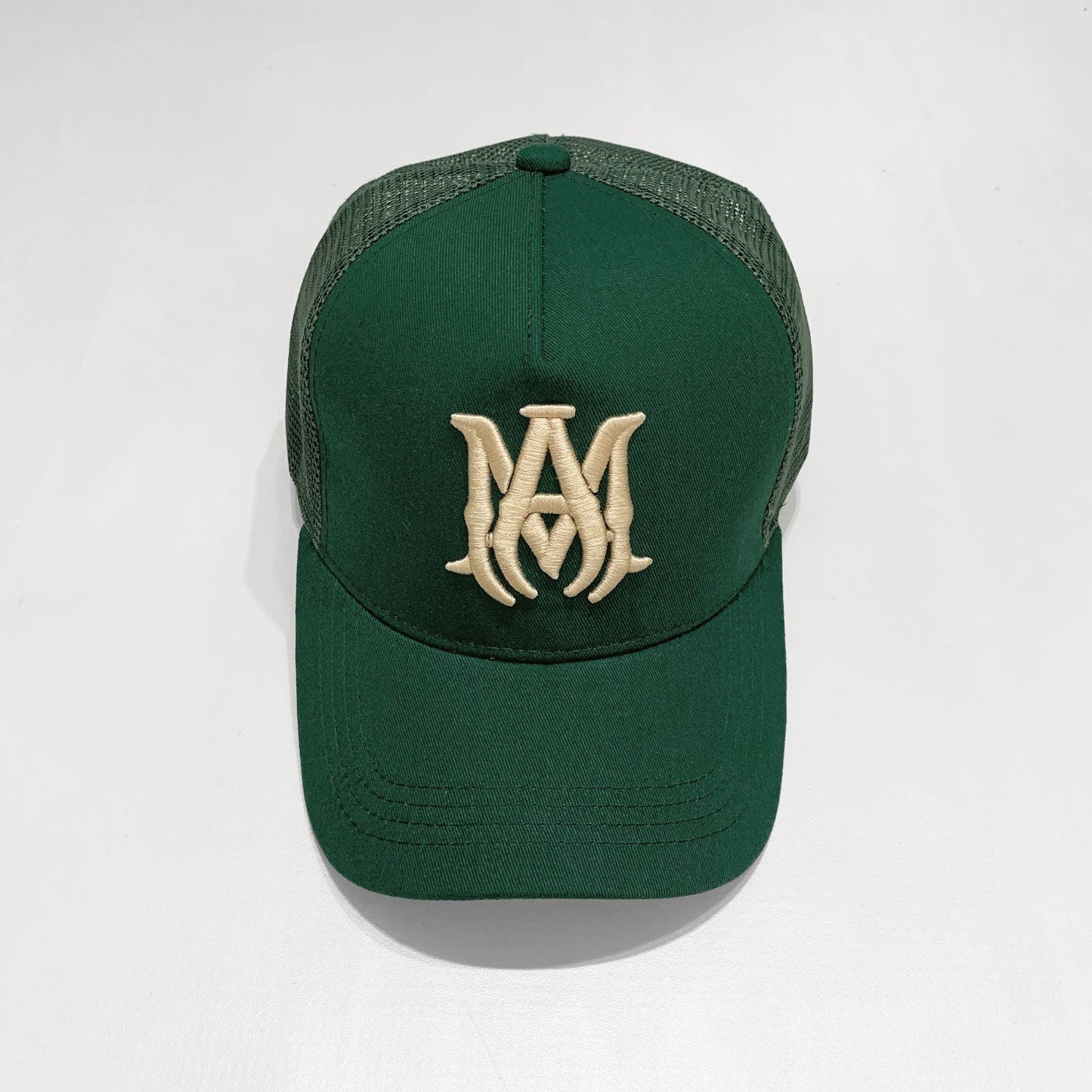 Amiri Hat Peaked Cap Sunshade Beach Casual Hat Adjustable Metal Lock Baseball Cap