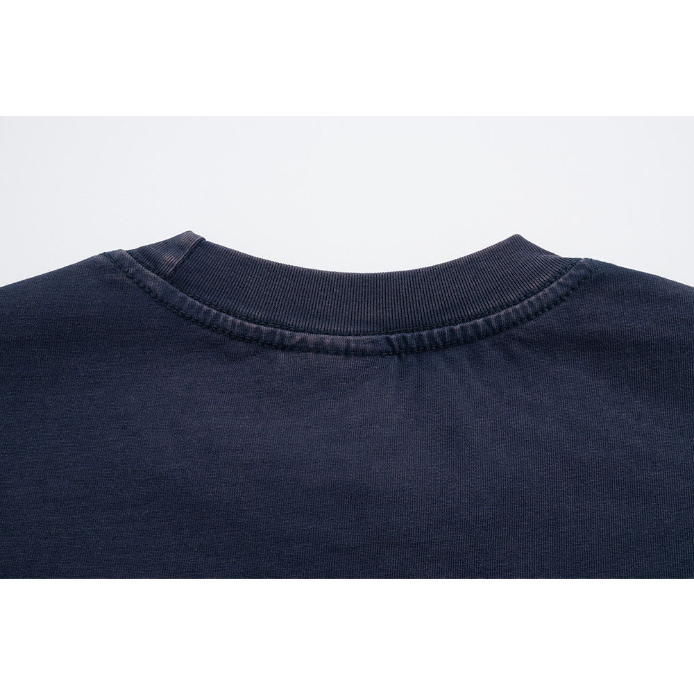 Nostalgia T Shirts Washed Vintage Short Sleeve T-Shirts