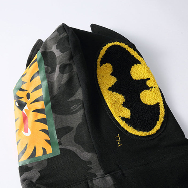 Ape Hoodie Camo Batman Zip Fleece Hooded Cardigan Shark Head Sweater Jacket