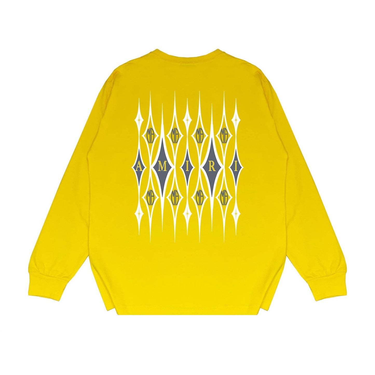 Amiri Long Sleeved Shirt Printed Trendy Pure Cotton