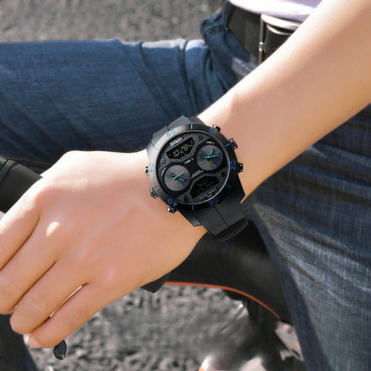 Analog-Digital Watch Outdoor Sports Waterproof Watch