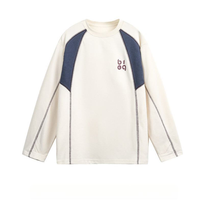 Racing oversized t shirt long sleeve t-shirt top
