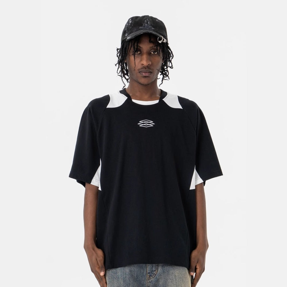 Vic Streetwear Summer Quick Drying Vintage Sports Short Sleeve T-Shirt Loose