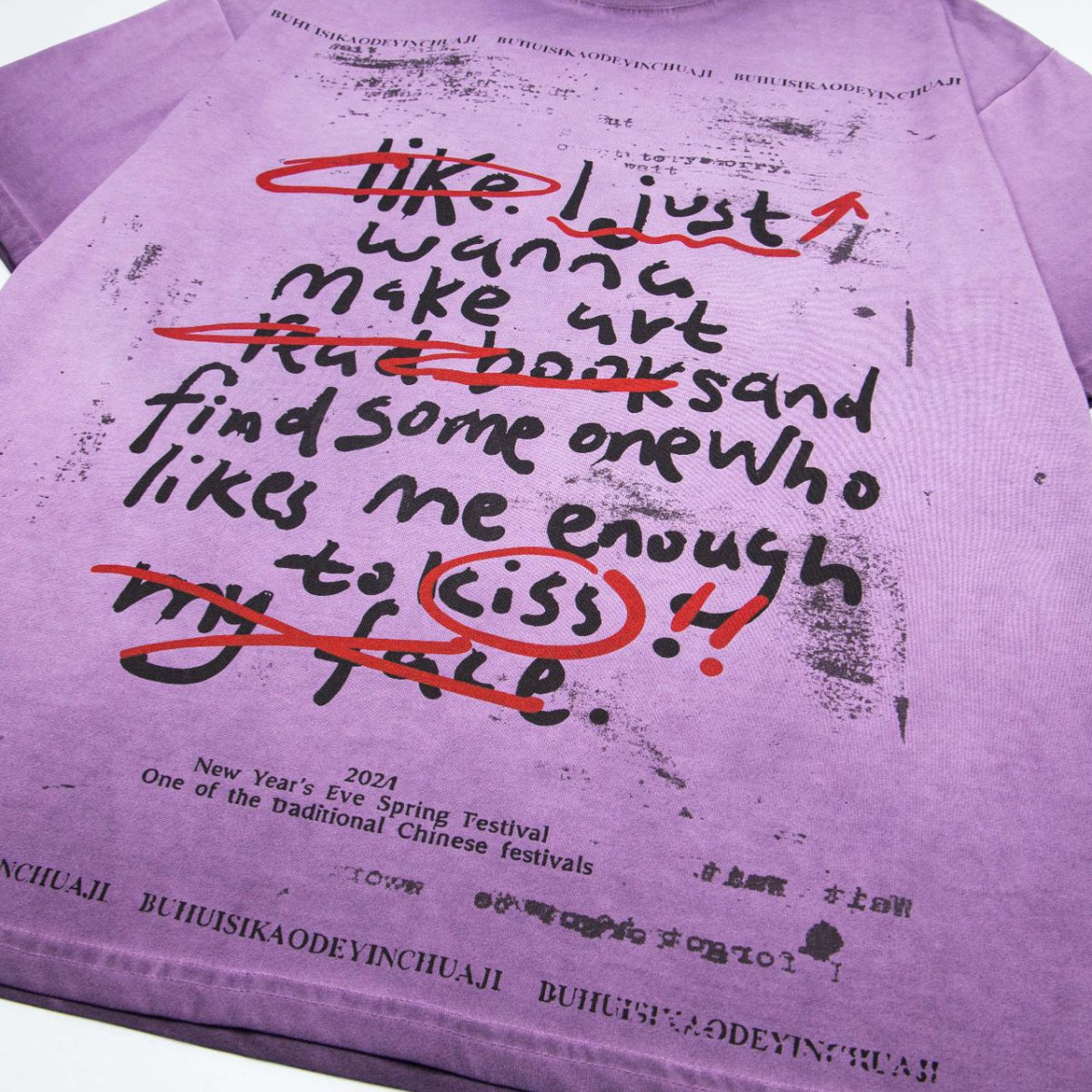 Hustle vintage summer t-shirt short sleeves