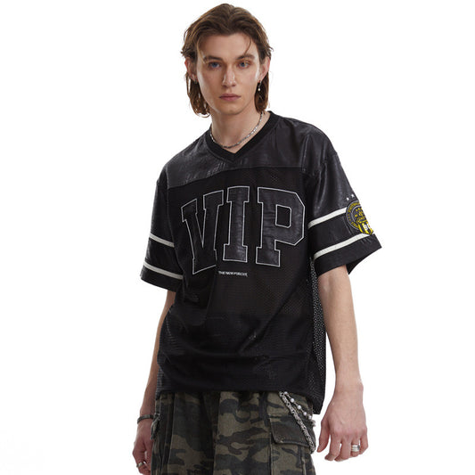 US drip outfits Summer Vintage Casual Loose Short Sleeve T-Shirts
