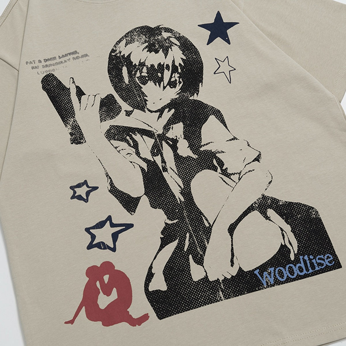 90s West Coast Hip Hop Fashion T Shirts Summer Vintage Loose Crew Neck Short Sleeve T-Shirt