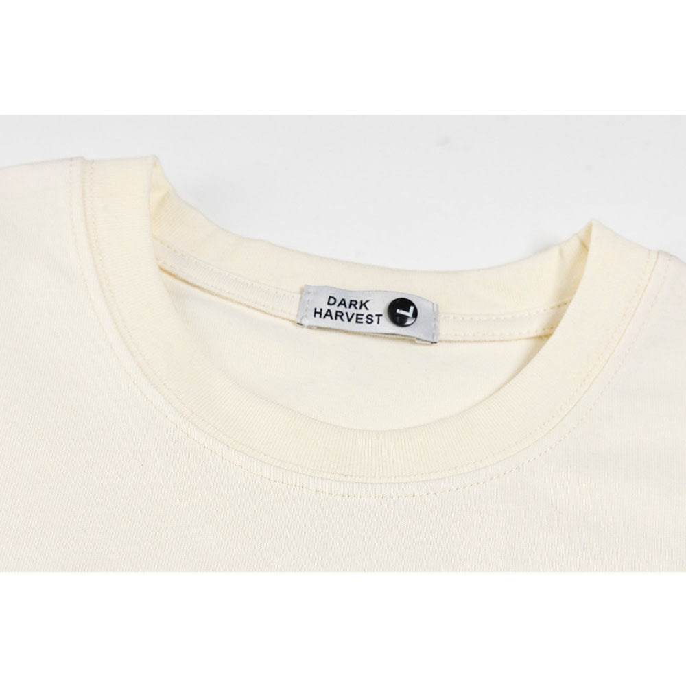 Vintage Usa Shirt Summer Alphabet Short Sleeve T-Shirt