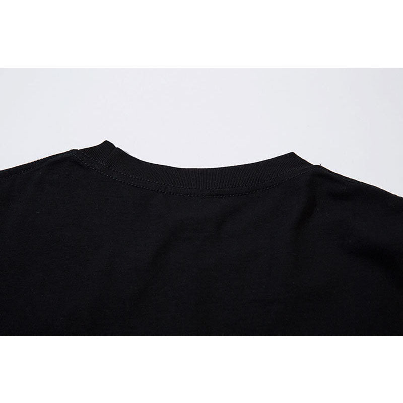 Marcas De Streetwear oversized butterfly pussy print long sleeve t-shirt