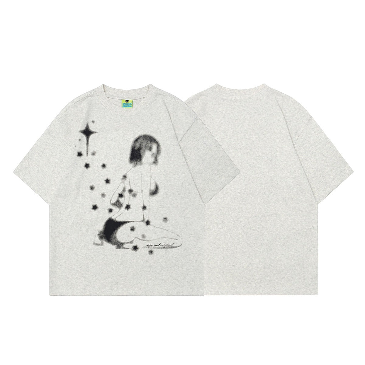 90s West Coast Hip Hop Fashion T Shirts Loose Half Sleeve Summer Casual Short Sleeve T-Shirt
