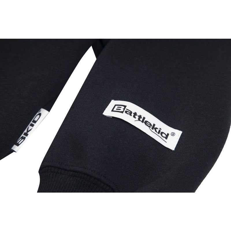 Streetwear Hoodie Alphabet Old Print Hooded Sweater Loose Casual Student Hoodie