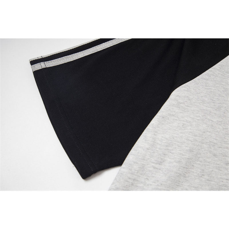 Casual Street Wear Vintage Shoulder Short Sleeve Summer Crew Neck Top