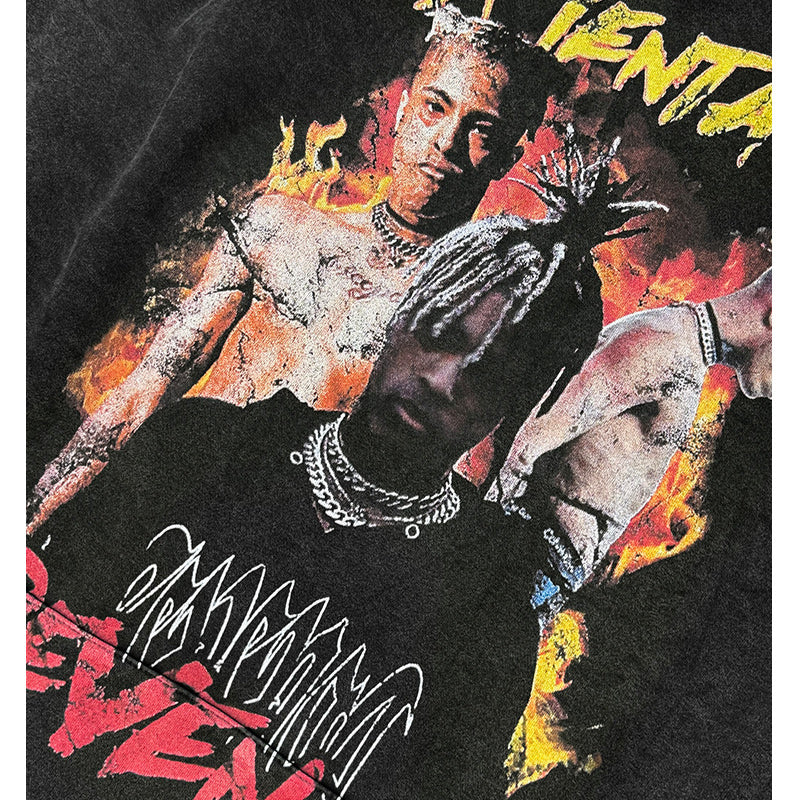 Marcas streetwear usa hip hop rap XXX TENTACION autumn/winter hooded sweater hoodie