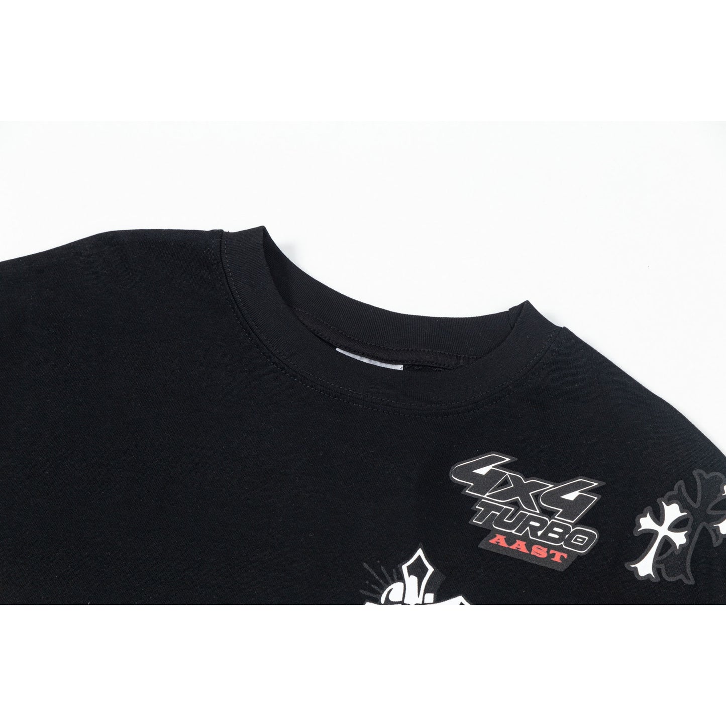 Hip hop clothing new york summer vintage embroidered t-shirt short sleeves