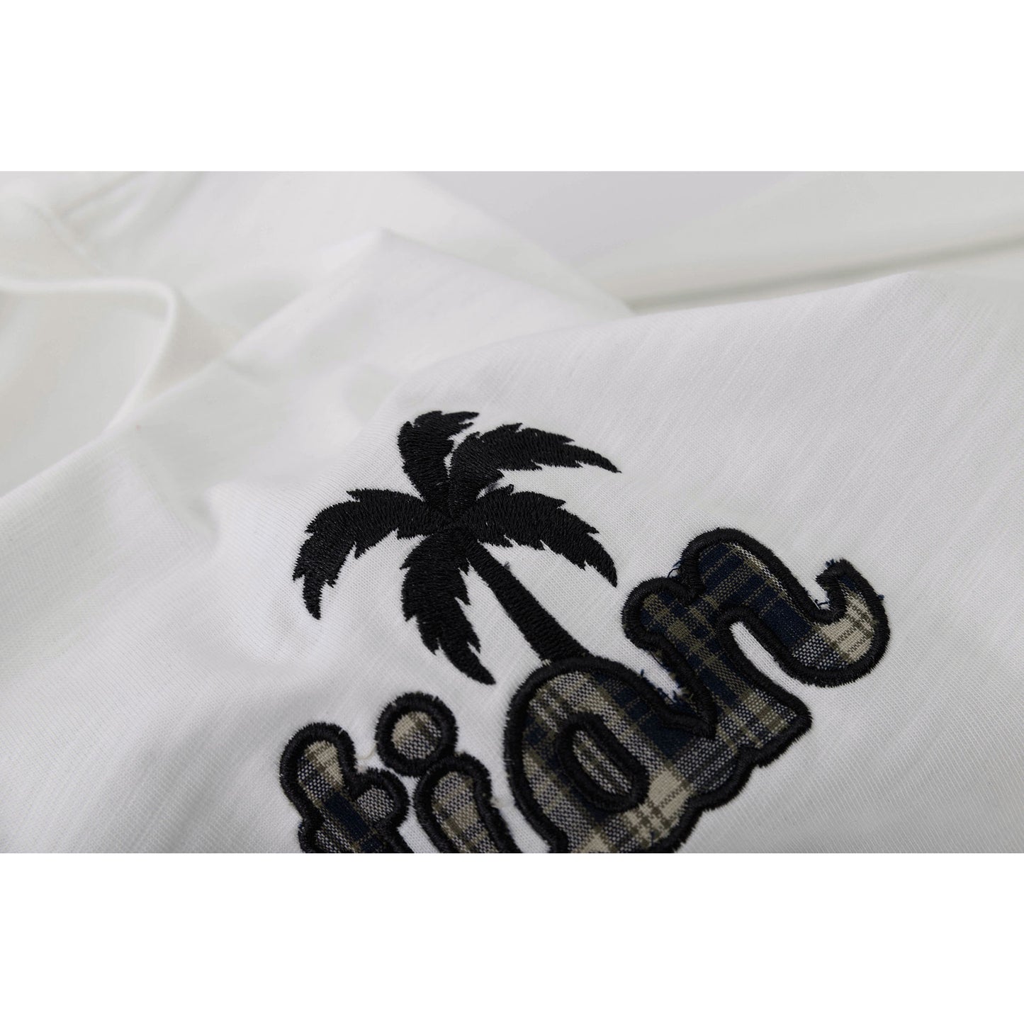 Camisetas streetwear Summer Vintage Alphabet Coconut Casual Loose Short Sleeve T-Shirt