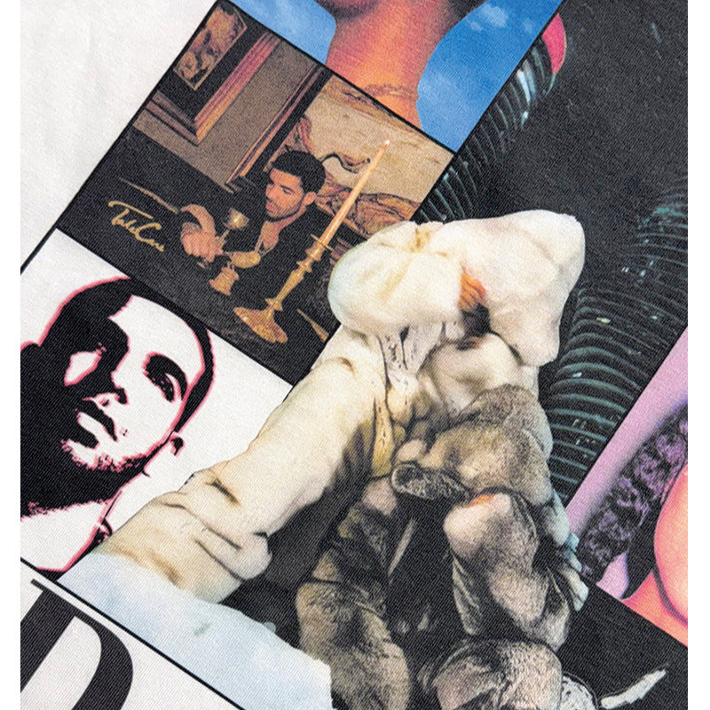 New york hip hop shop vintage hip hop DRAKE Drake SSS4U print short sleeve t-shirt