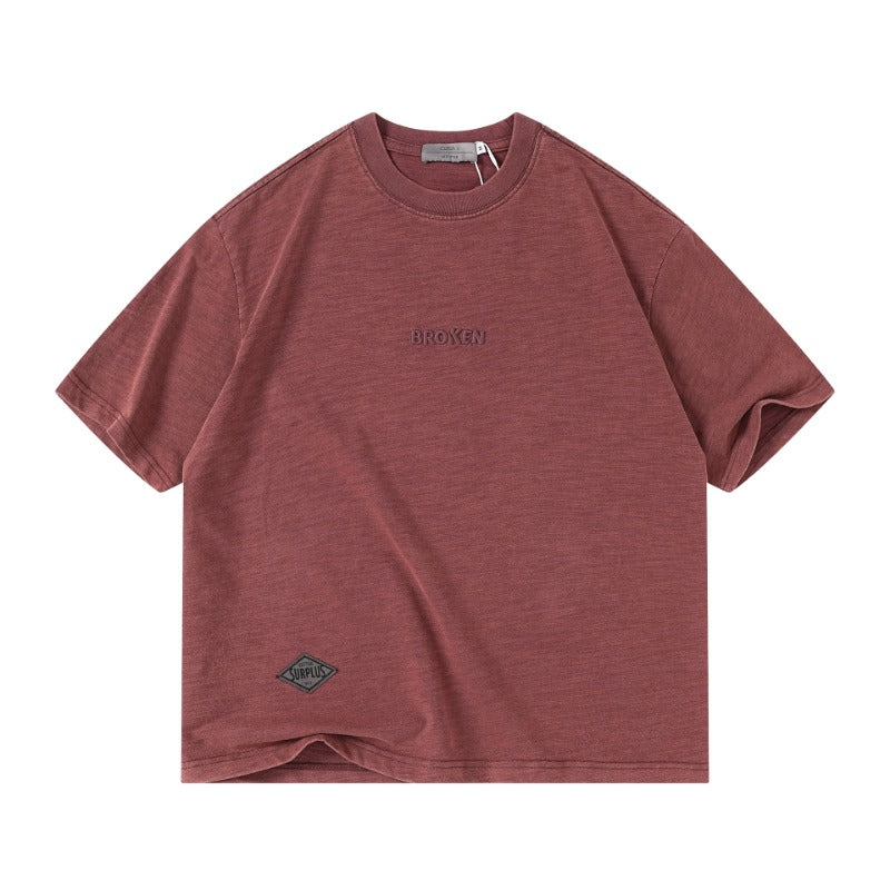 Men T-shirts Summer Short Sleeve Loose Top