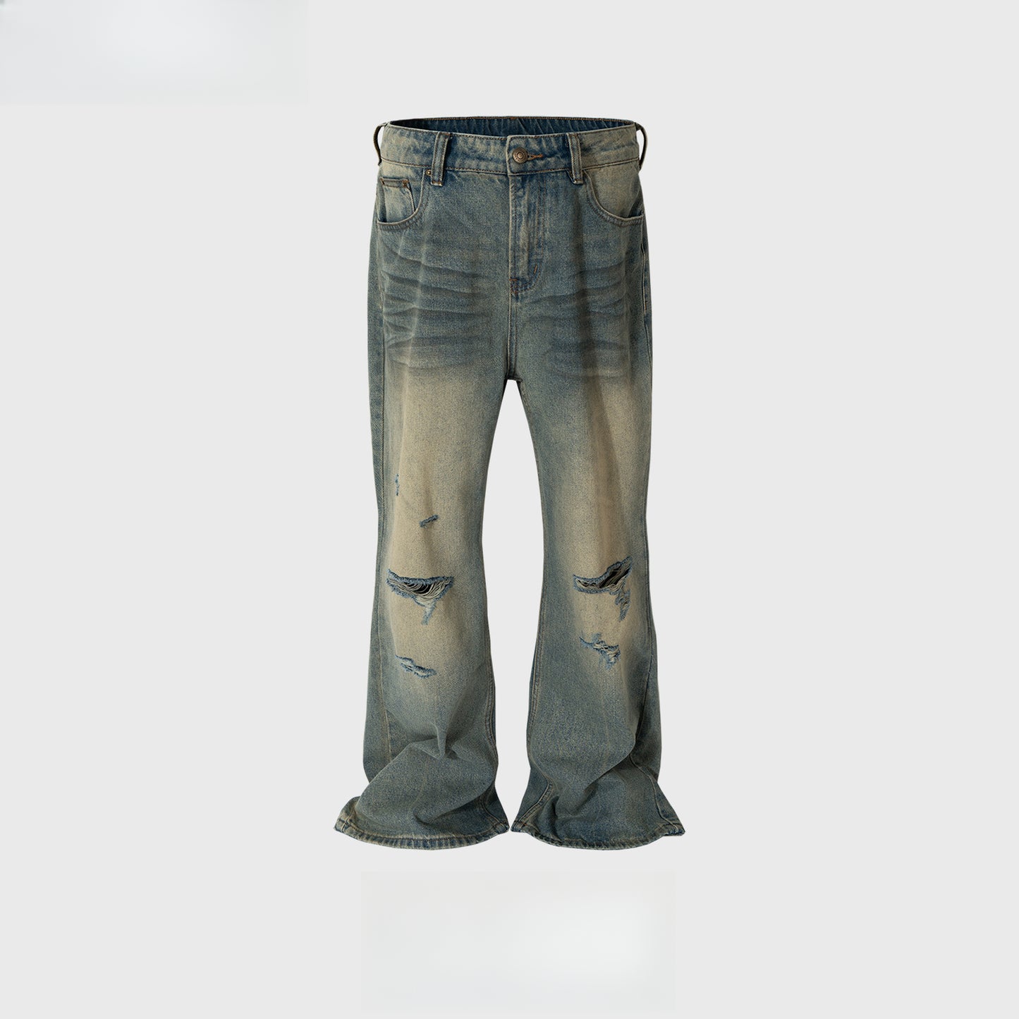 Rock Revival Jeans Washed Old Trousers Ripped Jeans