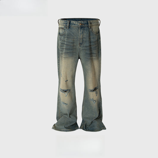 Rock Revival Jeans Washed Old Trousers Ripped Jeans
