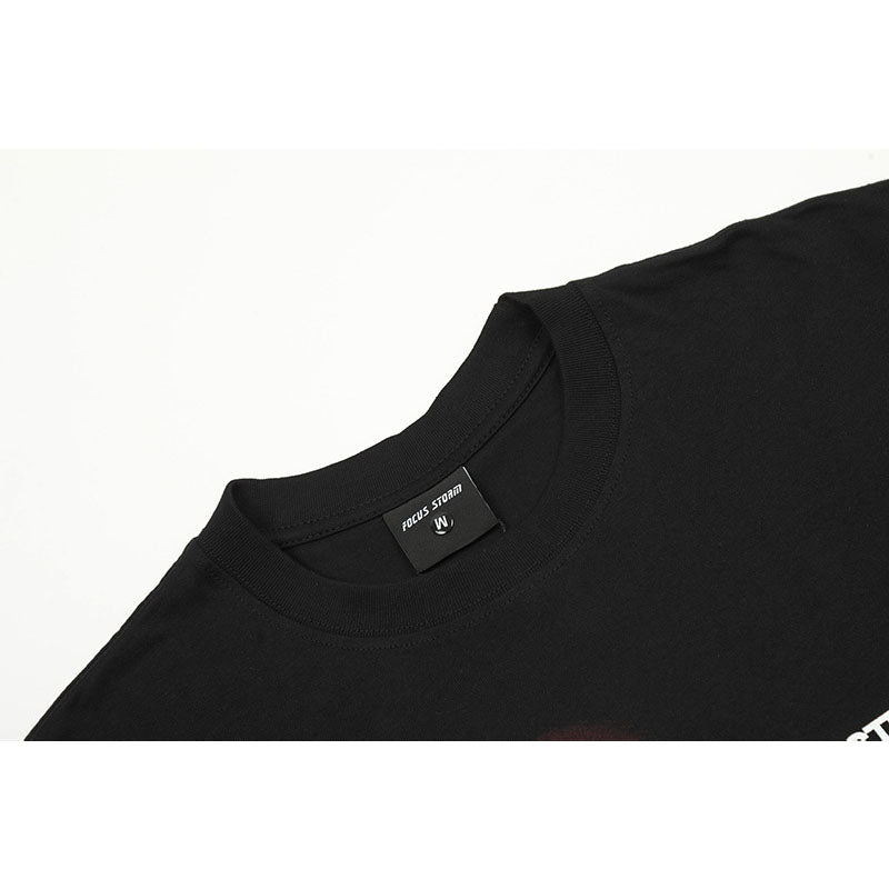 Marcas De Streetwear Love Letter Print Short Sleeve T-Shirt