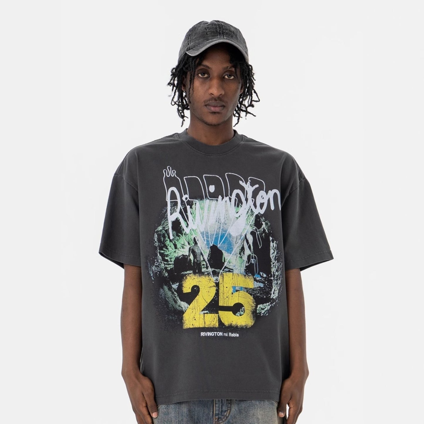 Vintage College Shirts Spring/Summer Casual Short Sleeve T-Shirts