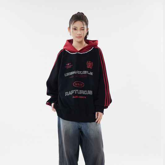 Vice streetwear sweater autumn and winter loose hooded sweater