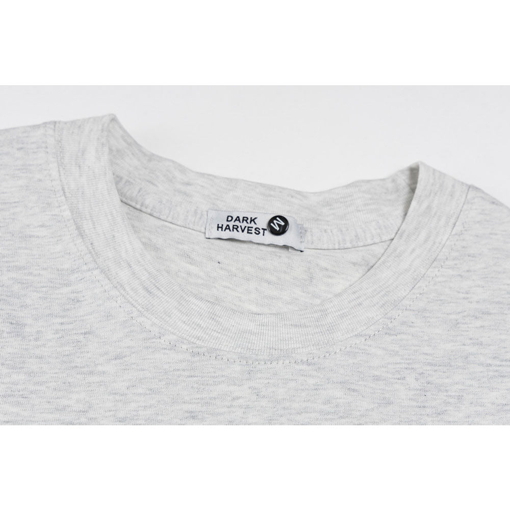 New York Hip Hop Style Vintage Floral Embroidery Crew Neck Short Sleeve T-Shirt