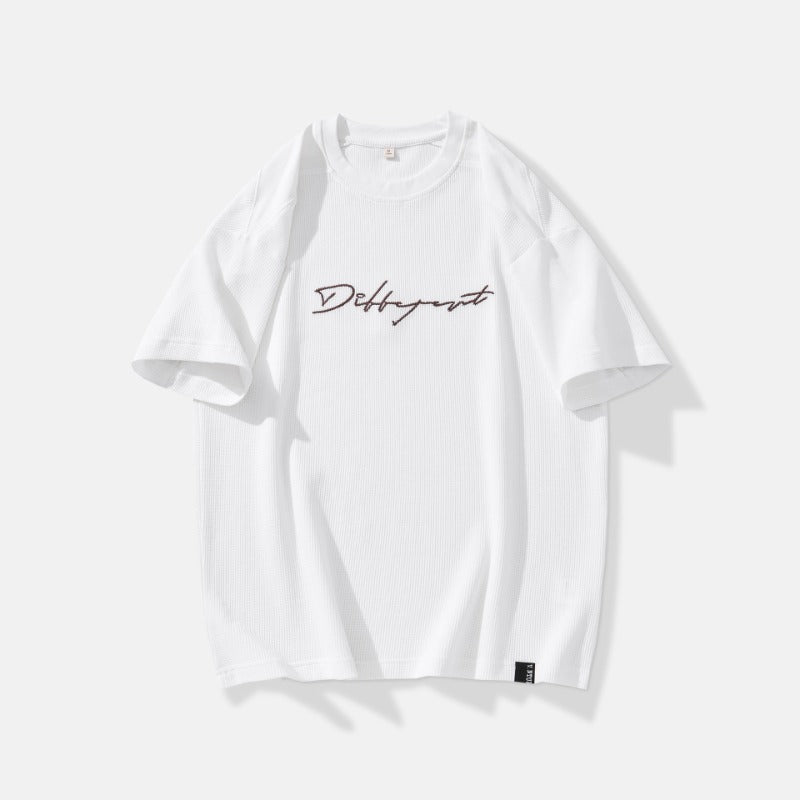 Men T-shirts Short Sleeve Summer Loose Top