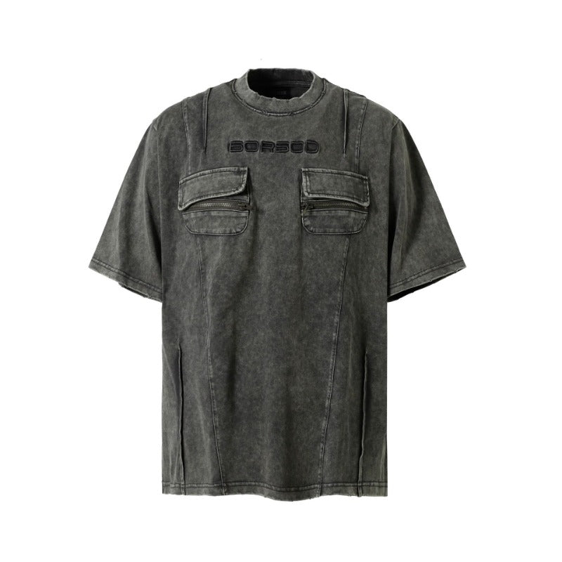 Retro Style Shirt For Men Summer T-Shirt Short Sleeve