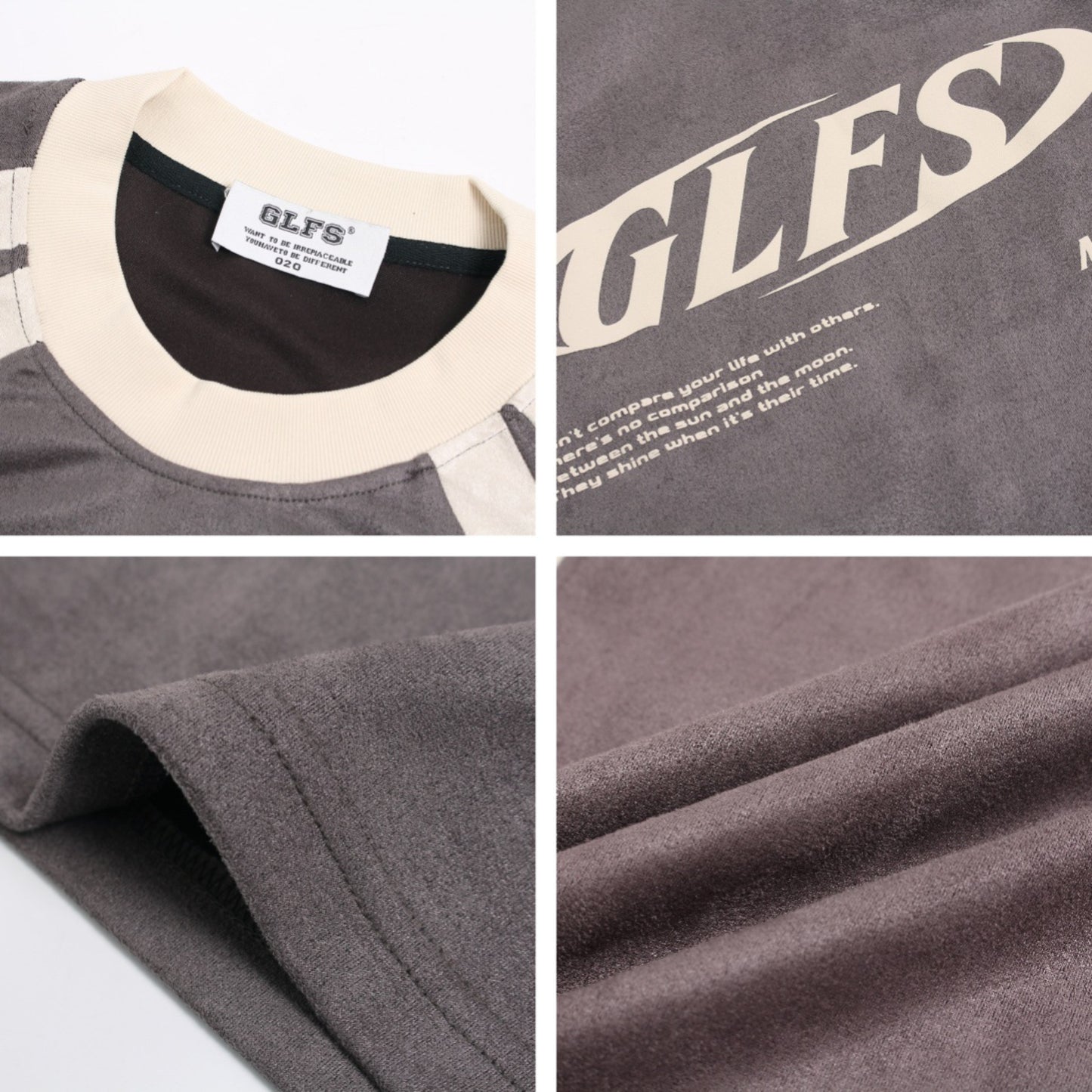 Vintage tarz t shirt loose casual alphabet print short sleeve t-shirt