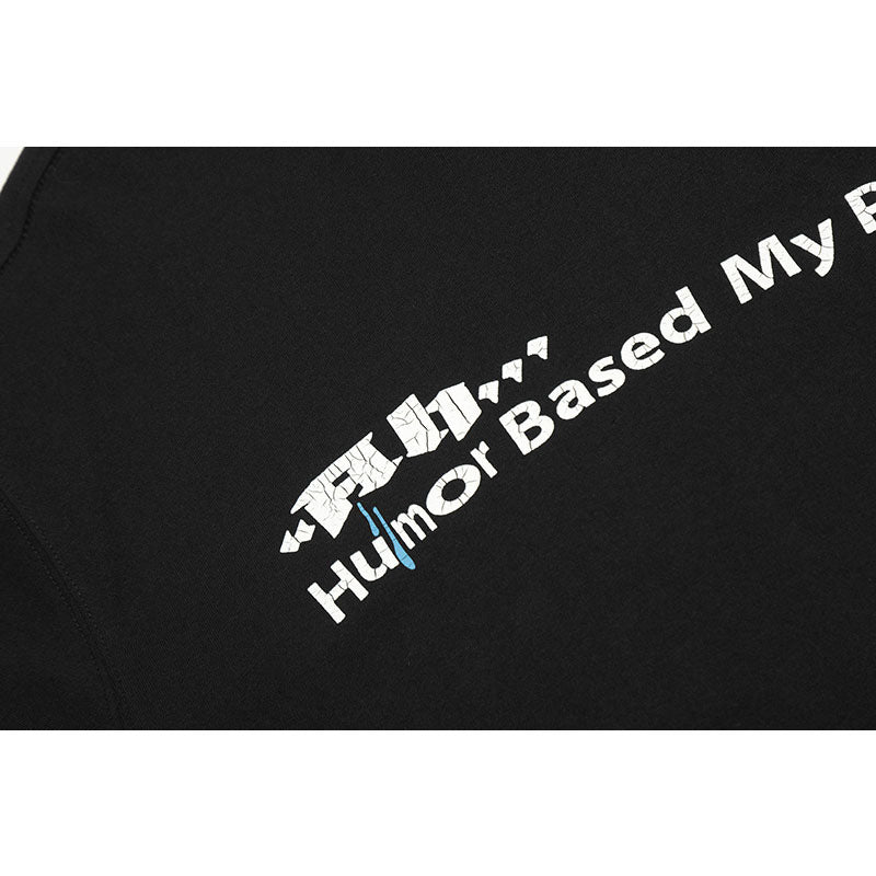Marcas De Streetwear Alphabet Print Short Sleeve T-Shirt Loose Crew Neck