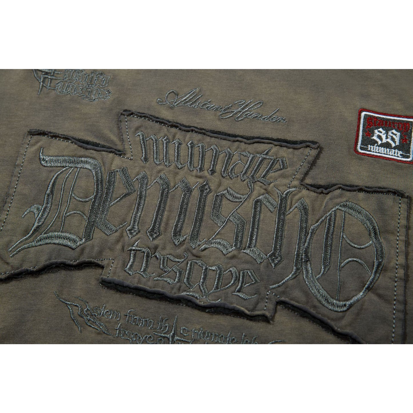 Hip hop shirt summer hip hop vintage embroidered t-shirt short sleeve