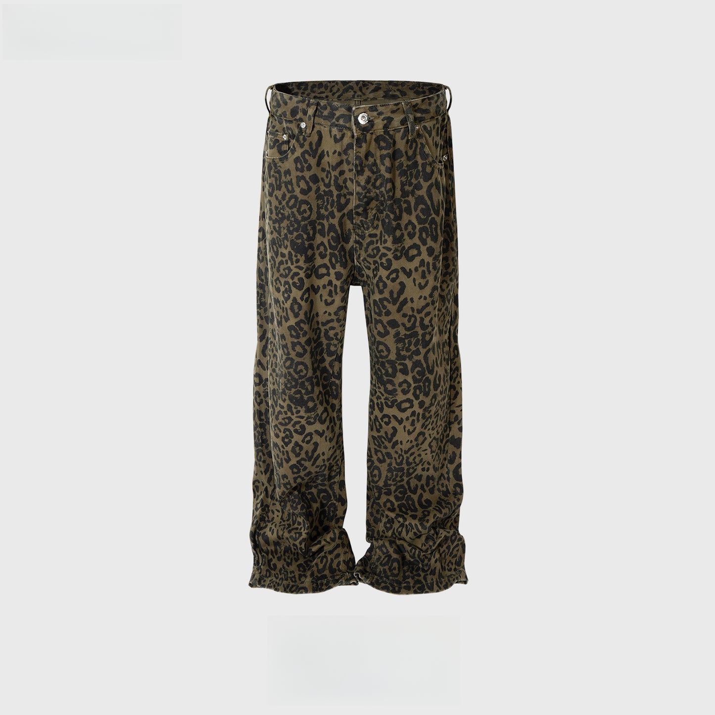 Rock Revival Jeans Vintage Leopard Camo Trousers Slim-Fit Jeans