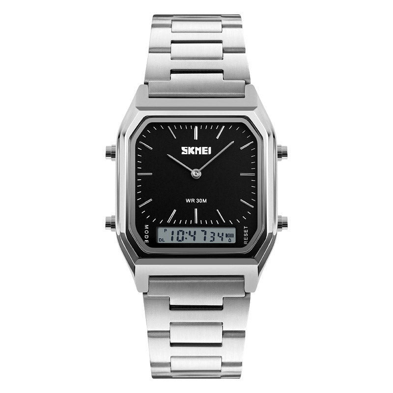 Analog-Digital Watch Minimalist Style Business Men's Watch