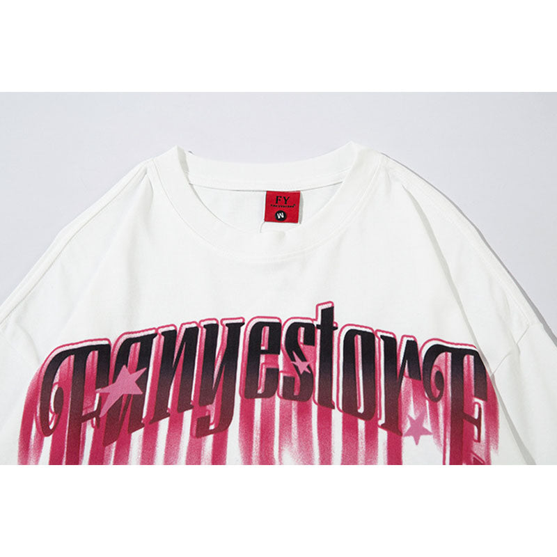 Marcas De Streetwear Star Long Sleeve T-Shirt Loose Casual Top