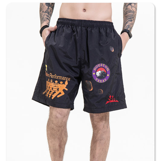 Vic Streetwear Summer Hip Hop Loose Sports Shorts