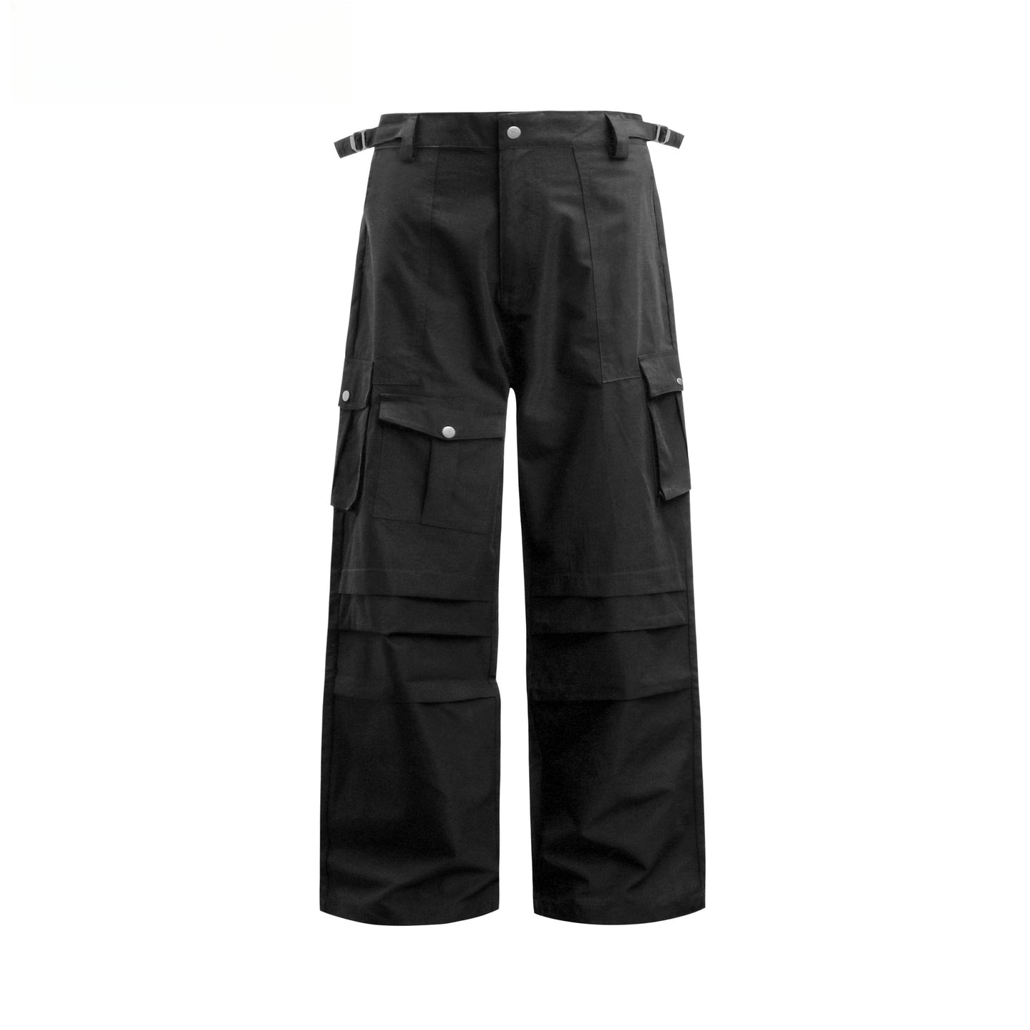 Hip Hop Pants For Boys Vintage Multi-Pocket Quick-Drying Overalls Loose Straight Casual Pants