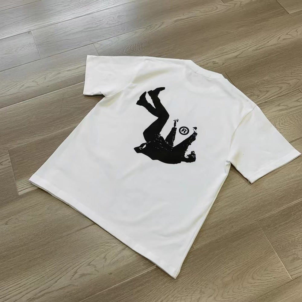 Streetwear Eua t shirt 24SS summer cotton cleanfit digital print spoof portrait short sleeve t-shirt