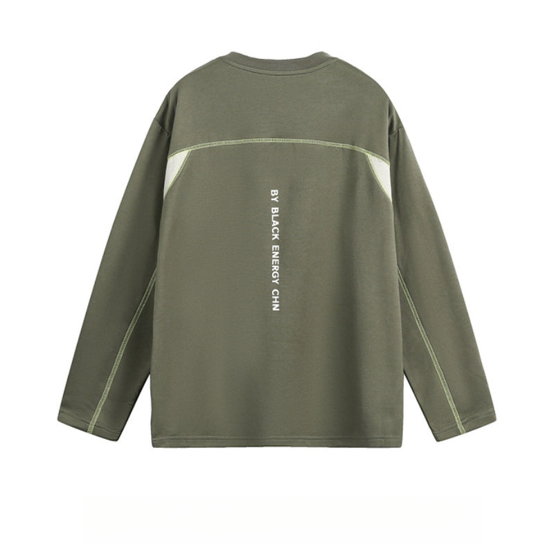 Racing oversized t shirt long sleeve t-shirt top