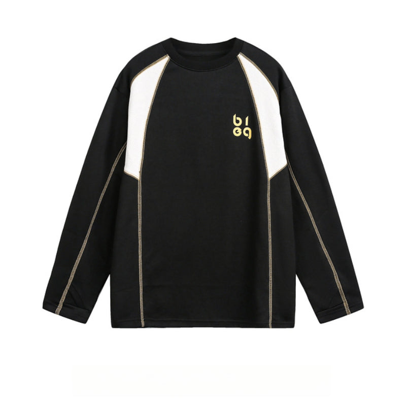 Racing oversized t shirt long sleeve t-shirt top
