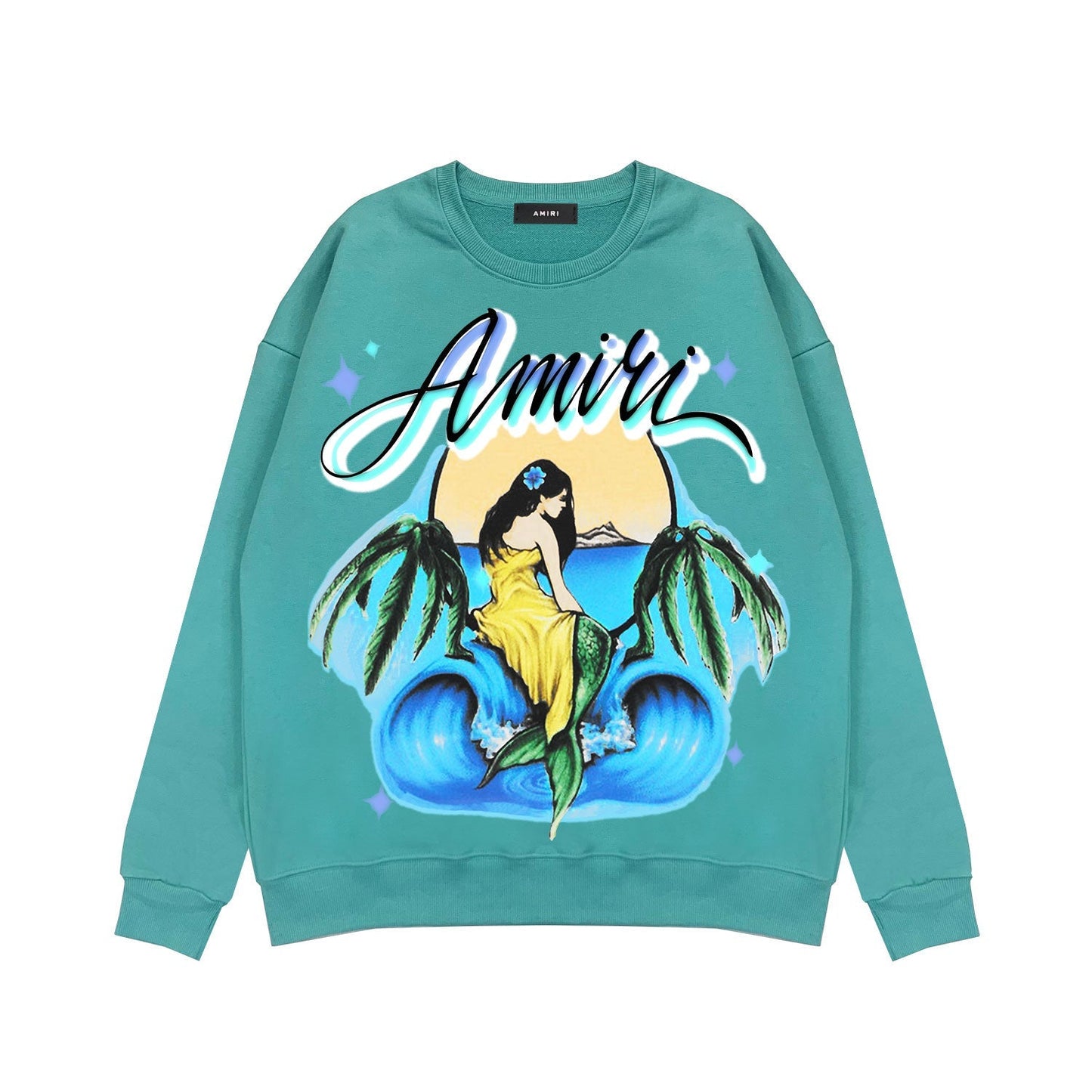 Amiri Sweatshirt Printed Trendy Pure Cotton