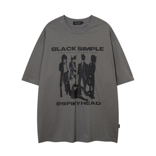 Ye T Shirt Summer Vintage Graffiti Short Sleeve T-Shirt
